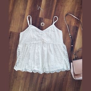 Torrid sz 1 lace babydoll cami